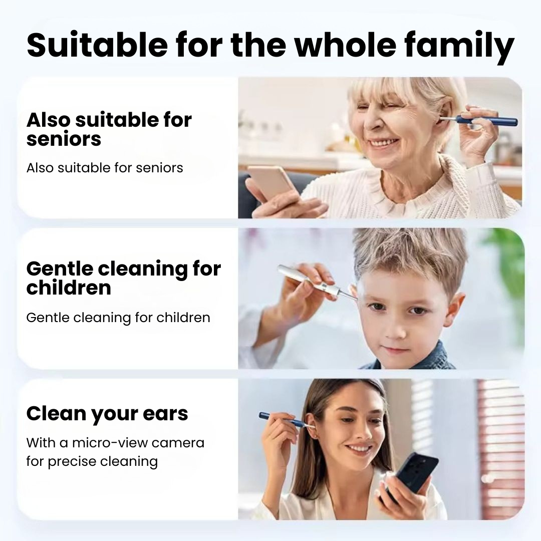 Smart Ear Cleaner – Wireless with Camera (Android/iOS)