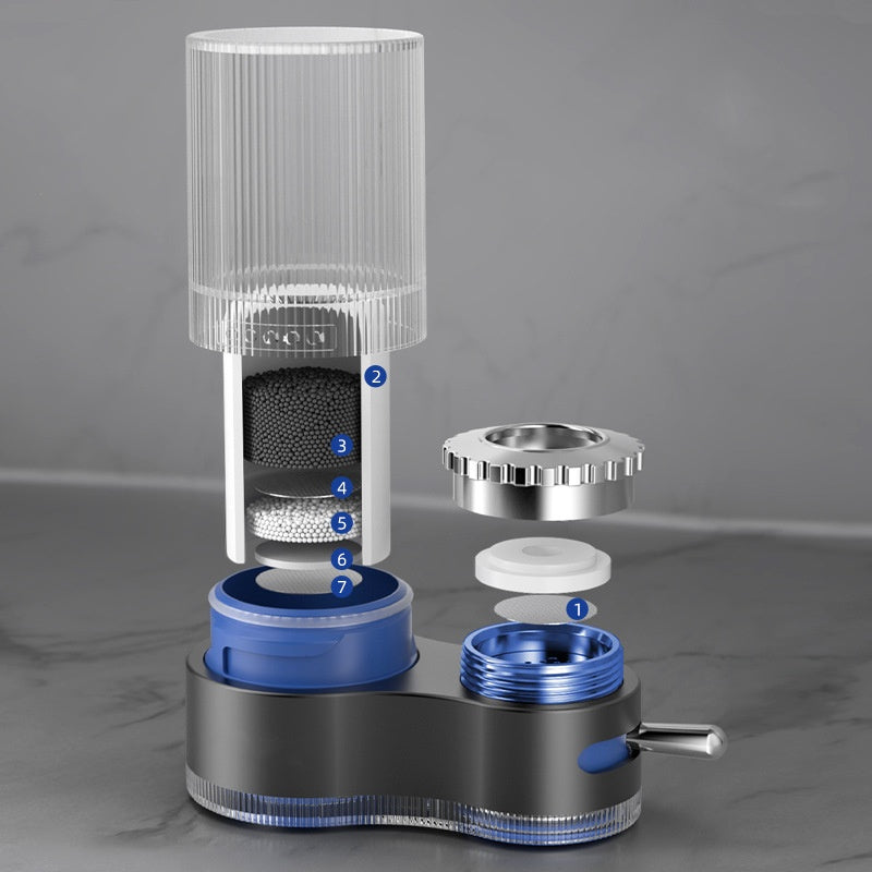 [Special Hot Sale 40%OFF] Removal of Harmful Substances Faucet Water Purifier with Adapters