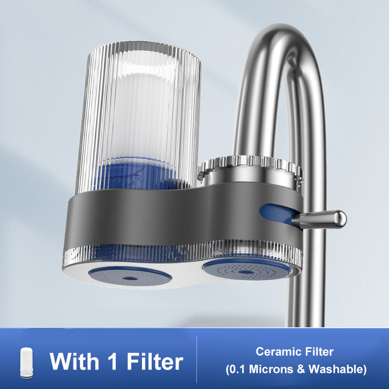 [Special Hot Sale 40%OFF] Removal of Harmful Substances Faucet Water Purifier with Adapters