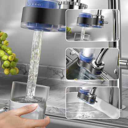 [Special Hot Sale 40%OFF] Removal of Harmful Substances Faucet Water Purifier with Adapters